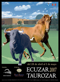 ECUZAR - TAUROZAR 2013, Horse and Bull Show