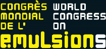WORLD CONGRESS ON EMULSION 2012, World Congress on Emulsions