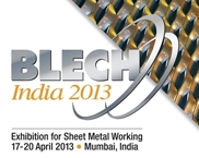 BLECH INDIA 2013, International Exhibition for Sheet Metal Working