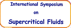 INTERNATIONAL SYMPOSIUM ON SUPERCRITICAL FLUIDS 2013, Meeting on Supercritical Fluids